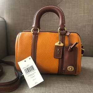 Coach Ruby Satchel 18 Papaya
